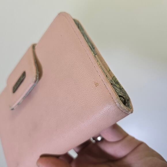 Vans Pink Tropical Themed Bi-fold Wallet with Tons of Pockets - Picture 16 of 16